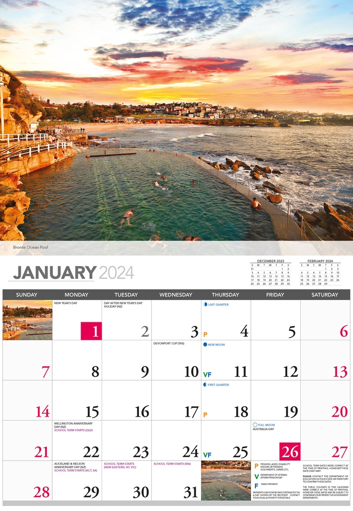Spectacular Sydney 2024 Calendars Ryft